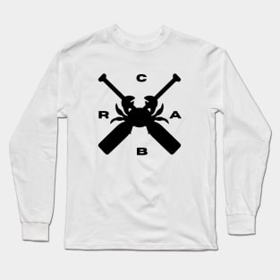 Rowing Crab funny design Long Sleeve T-Shirt